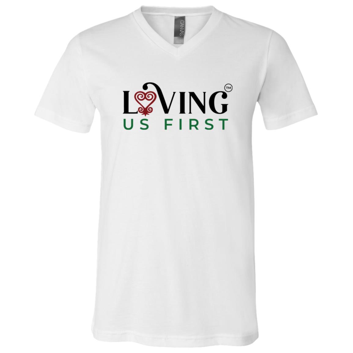 Bella + Canvas Unisex Jersey SS V-Neck T-Shirt